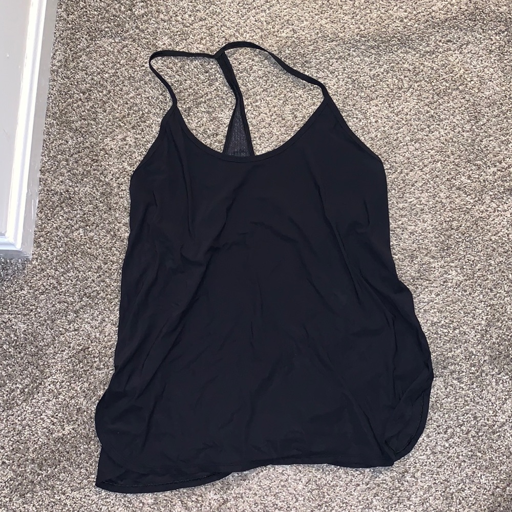Lululemon tank with mesh racer back
